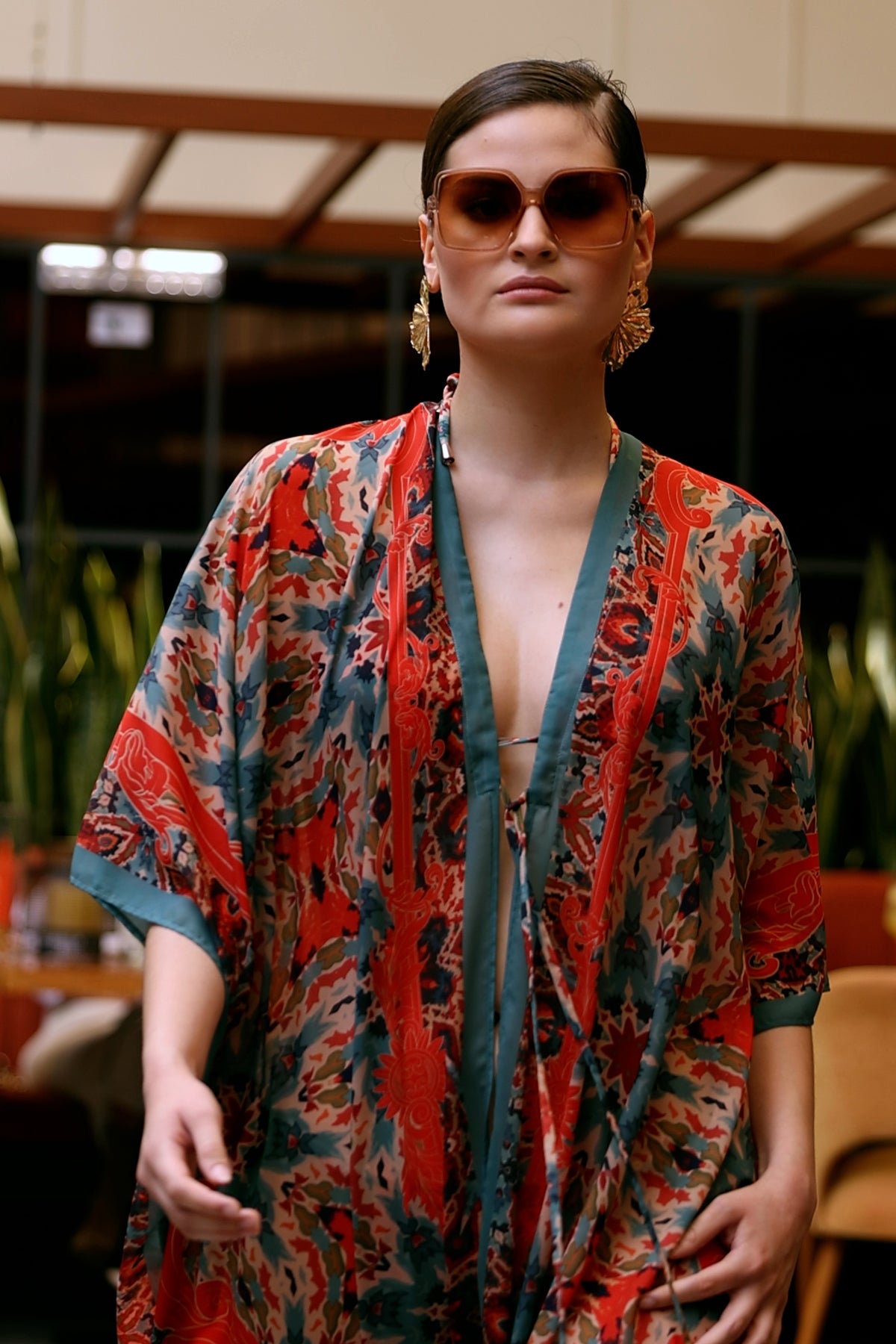 Kaftan corto VI de bastos